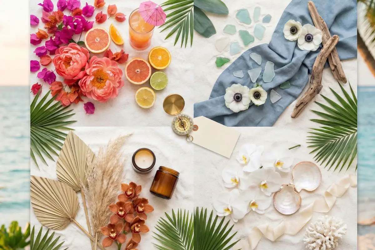 Summer wedding palette